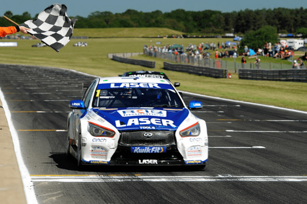 Ash Sutton wins BTCC Race 2 at Snetterton with a stunning drive from 11th