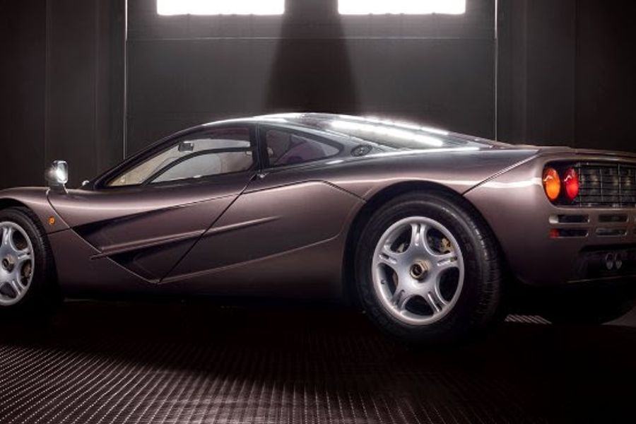 One off 1995 McLaren F1 supercar @ Goodings Pebble Beach Auction, video