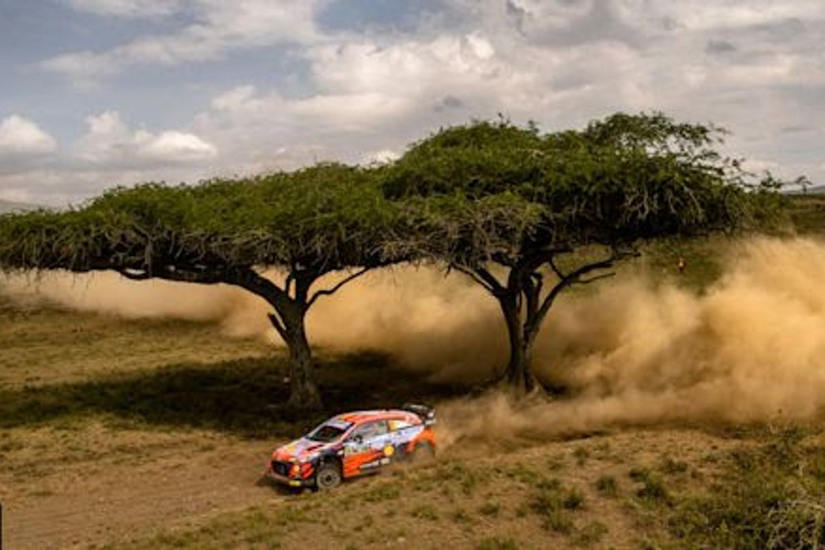 Neuville leads after fierce Friday on Safari Rally Kenya