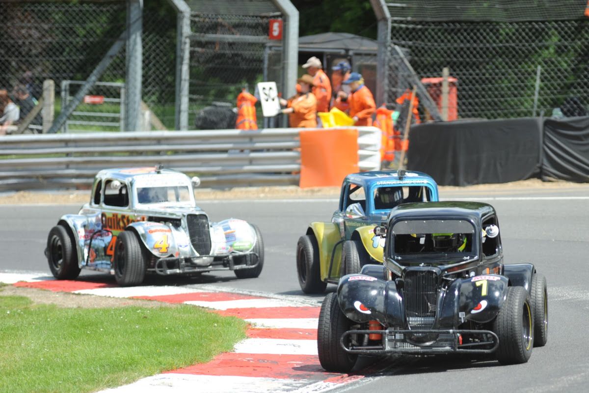 Three Wins at Legends Cars American Speedfest for leader Miles Rudman 