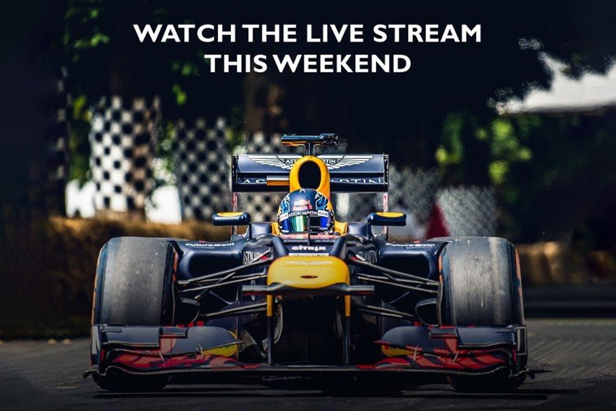 Goodwood Festival of Speed live stream now available