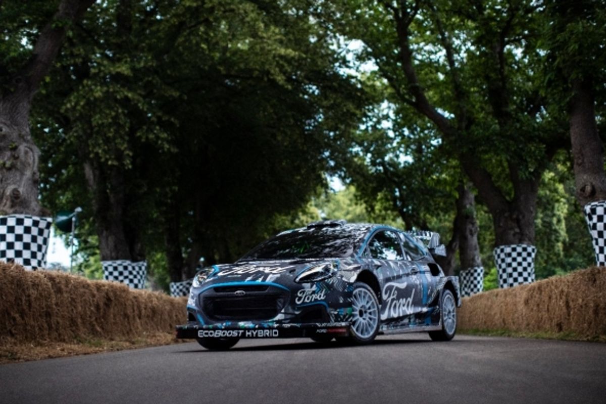 New Puma Rally1 WRC Prototype Hybrid Breaks Cover at Goodwood