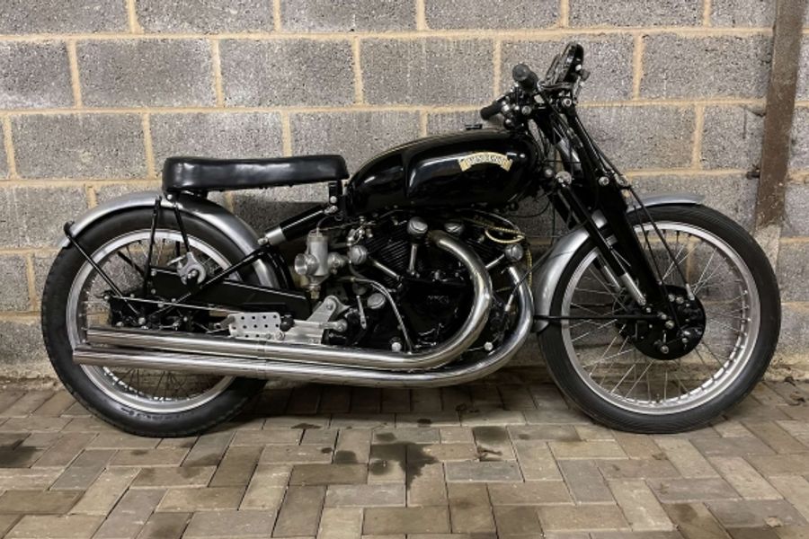 Two outstanding Vincent Black motorcycles at Silverstone Auctions