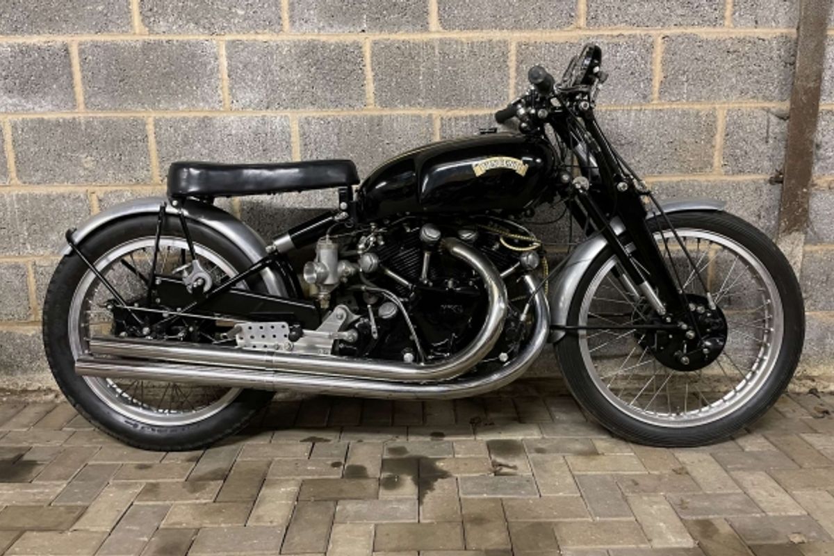 Two outstanding Vincent Black motorcycles at Silverstone Auctions