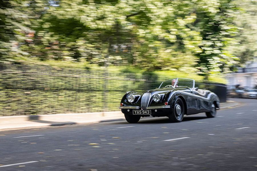 Lovely Jaguar XK120 OTS arrives into stock at Sports Classics London