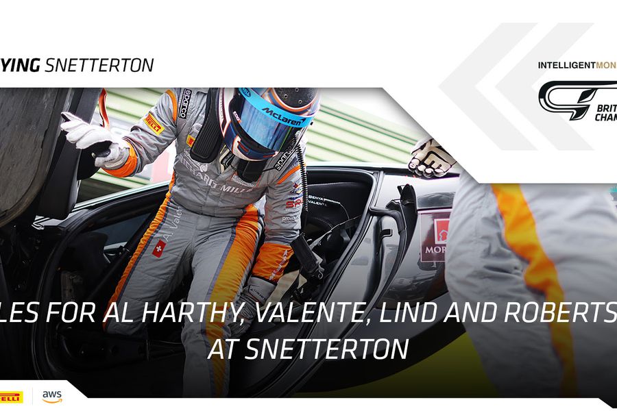 Poles for Al Harthy, Valente, Lind & Robertson at Snetterton British GT