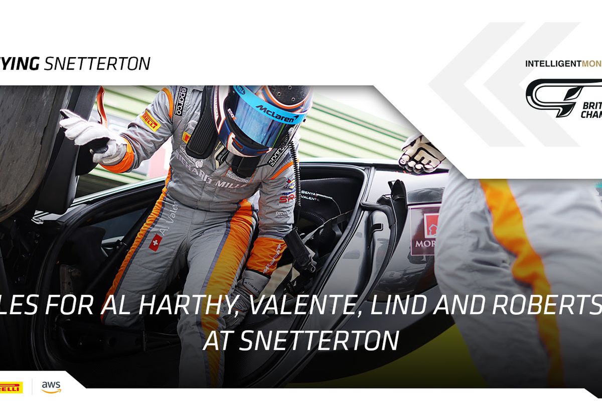 Poles for Al Harthy, Valente, Lind & Robertson at Snetterton British GT