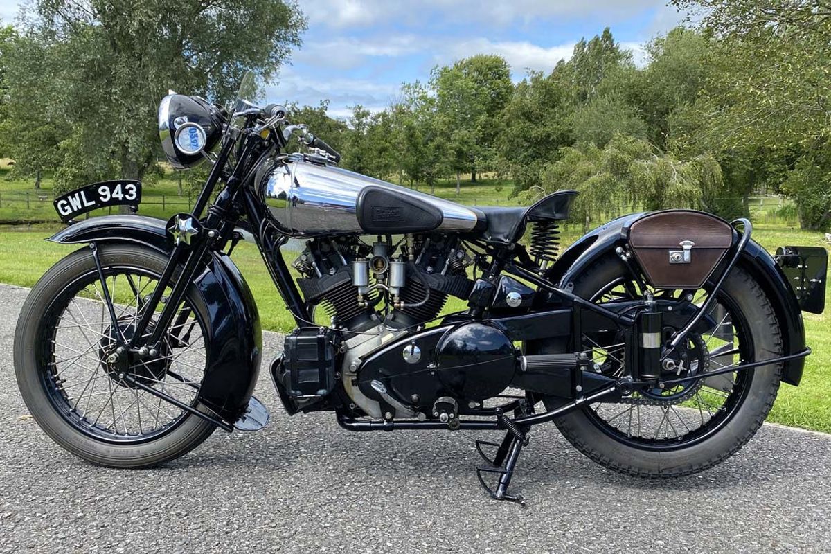 1938 Brough Superior SS100 joins H&H National Motorcycle Museum Auction