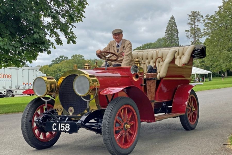 Mr Toad’s car in action at Beaulieu: Poop poop