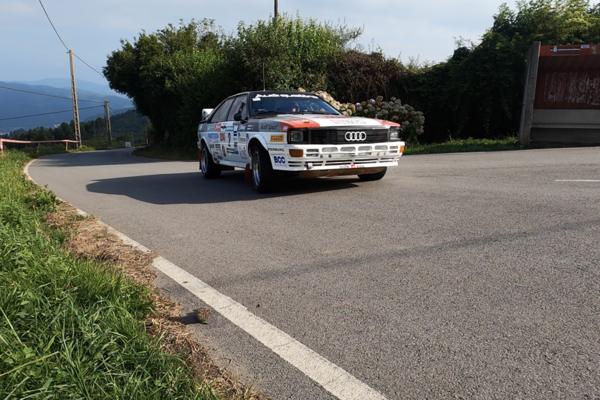 Audi quattro of ‘Zippo’ and Denis Piceno leads Rally de Asturias Historico Day 1 