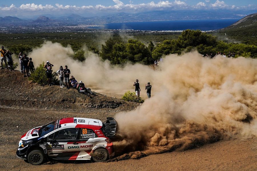 Kalle Rovanperä leads Acropolis Rally Greece on Friday night
