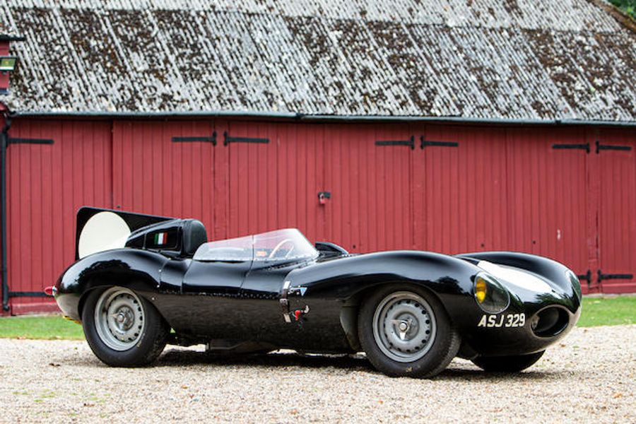 Valentine Lindsay's Jaguar D-Type Sports-Racing 2-Seater on offer at Bonhams 