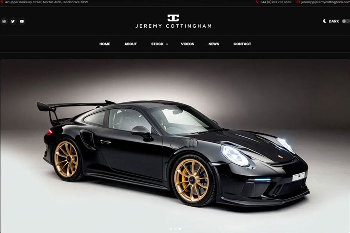 Cottingham Blue Chip Classics - web site refresh