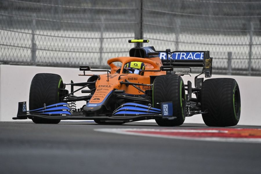 Russian Grand Prix: Lando Norris scores first F1 pole in Sochi