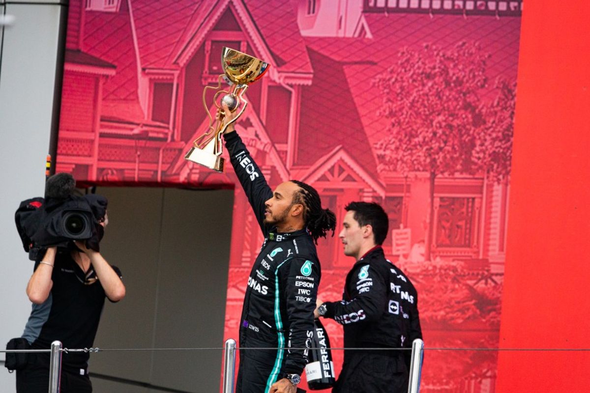 Hamilton records 100th Grand Prix win in Sochi