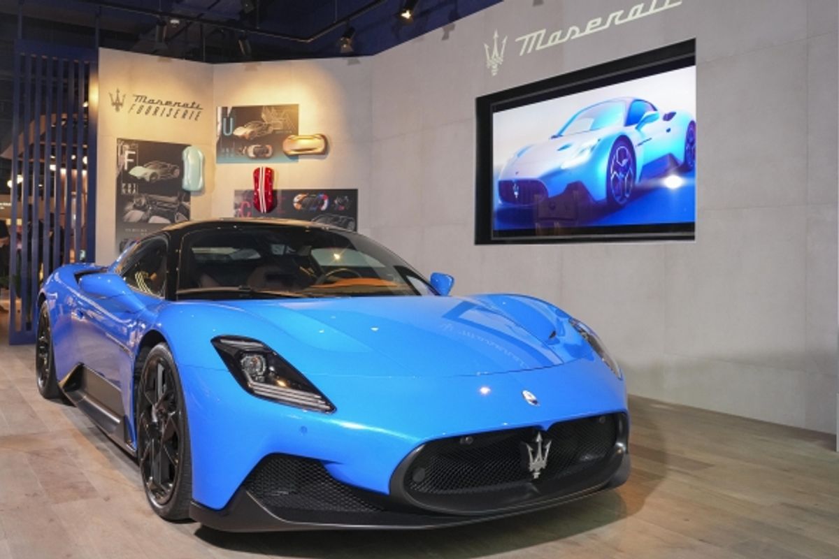 Maserati showcases the MC20 super sports car at Situ Live