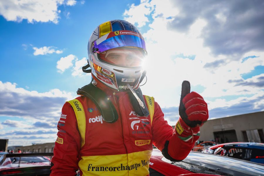 Pole for Pier Guidi  & AF Corse Ferrari at Indianapolis Inter. GT Challenge