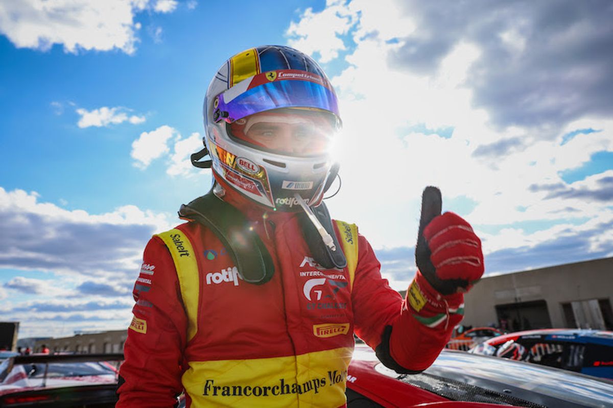 Pole for Pier Guidi  & AF Corse Ferrari at Indianapolis Inter. GT Challenge
