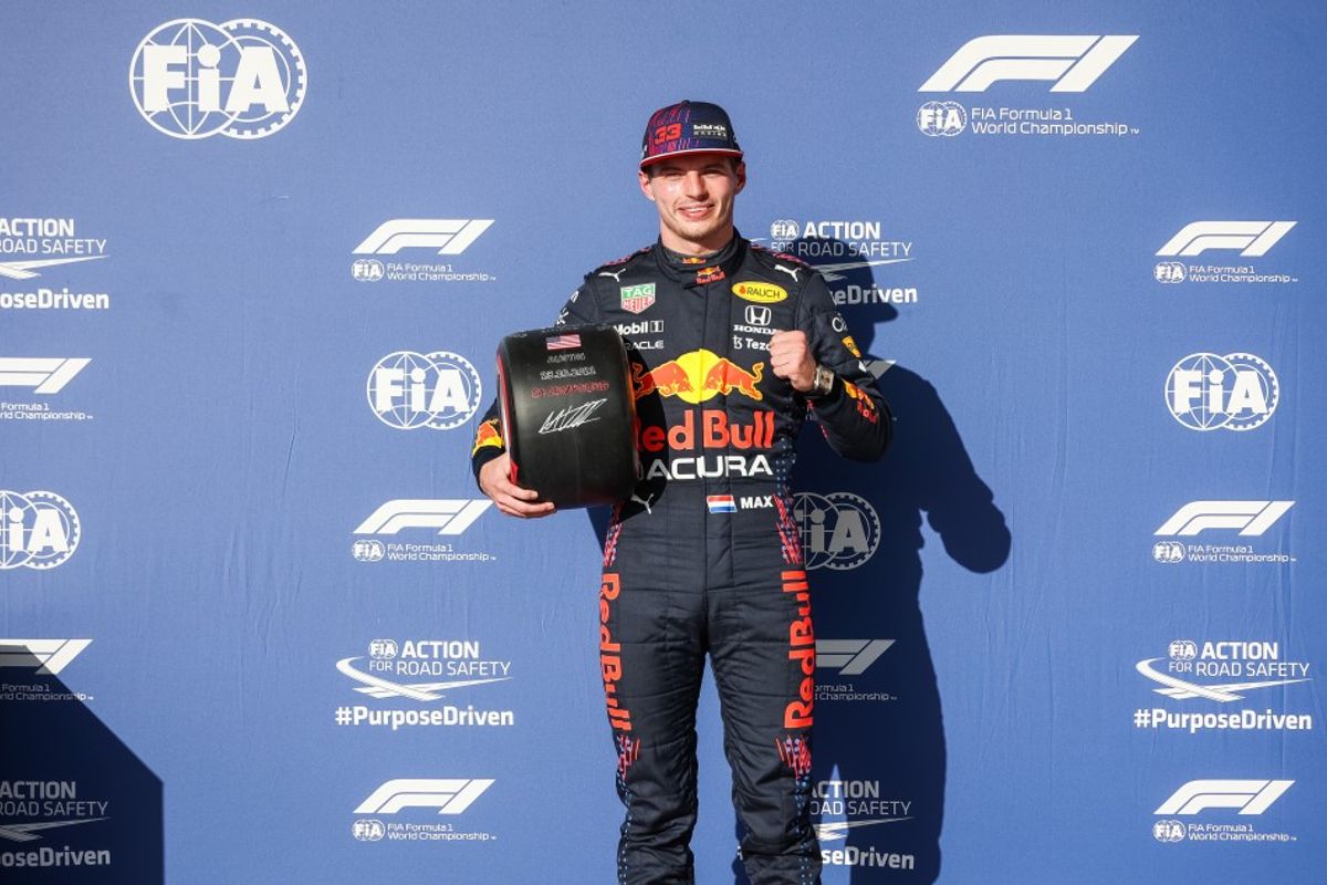Verstappen on pole in Austin for US GP