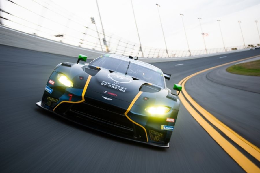 Aston Martin Vantage wins class victory in Petit Le Mans with Heart of Racing