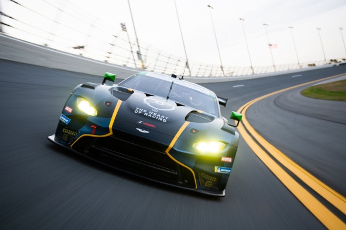 Aston Martin Vantage wins class victory in Petit Le Mans with Heart of Racing