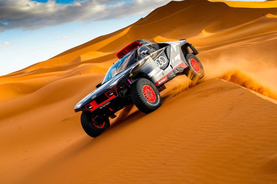 Audi continues testing in Morocco for the Dakar Rally