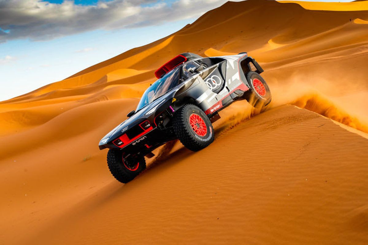 Audi continues testing in Morocco for the Dakar Rally