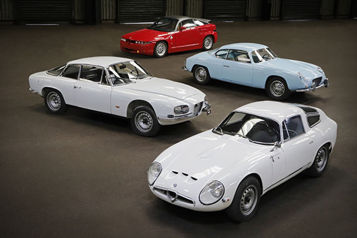Exceptionnal quartet of Zagato-bodied cars at AGUTTES December Sale
