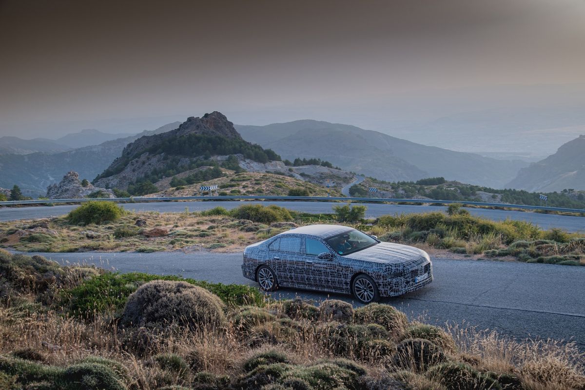 Testing the BMW i7 drive under extreme conditions