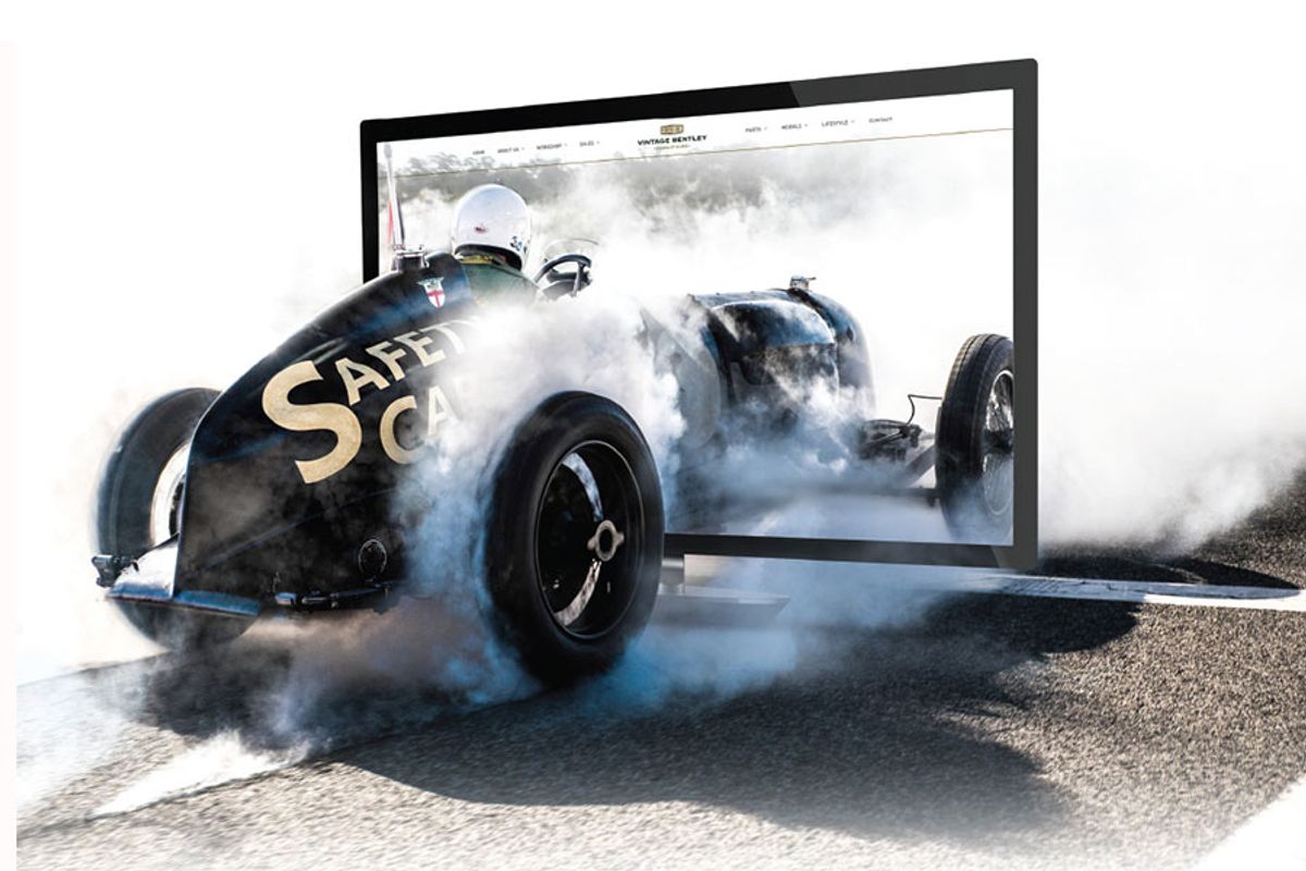 Vintage Bentley - new web site by Racecar