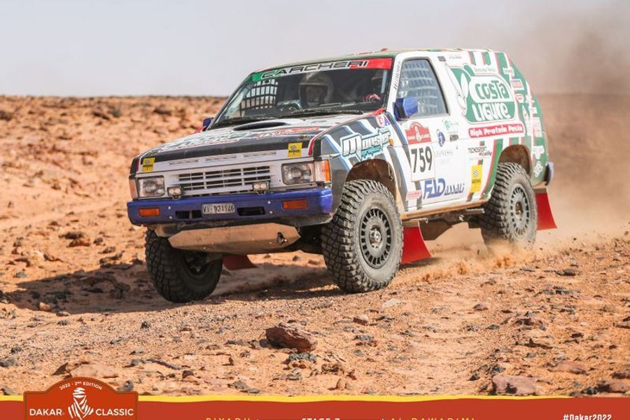 Perfect seventh Dakar Rally stage for Squadra Corse Angelo Caffi