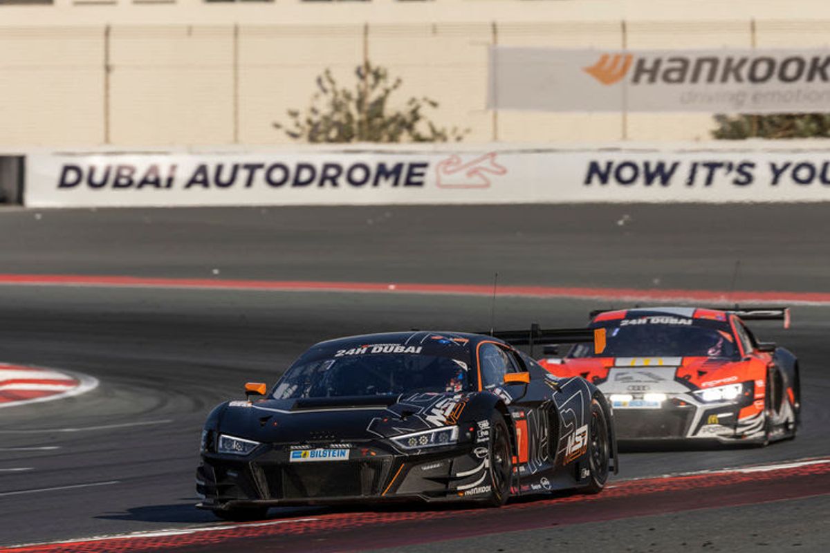 1–2 victory for Audi customer team WRT at the Dubai 24 Hours