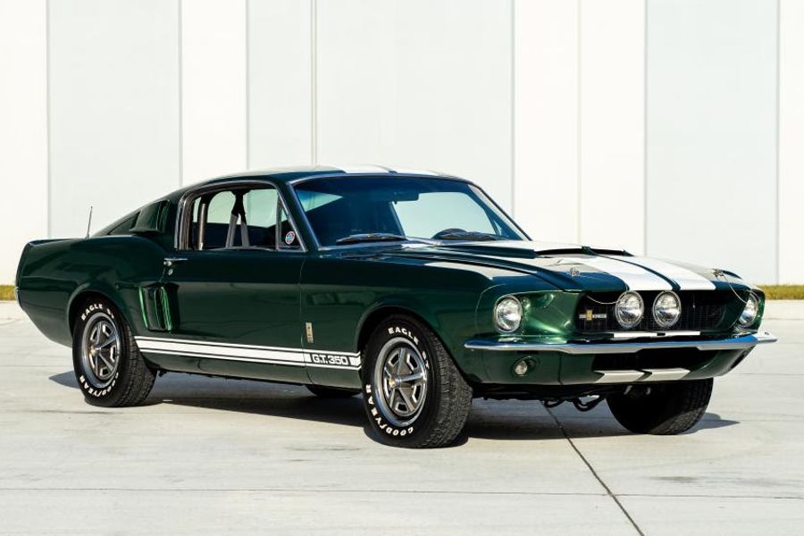 Rare original engine 1967 Shelby GT350 crossing the block at Scottsdale