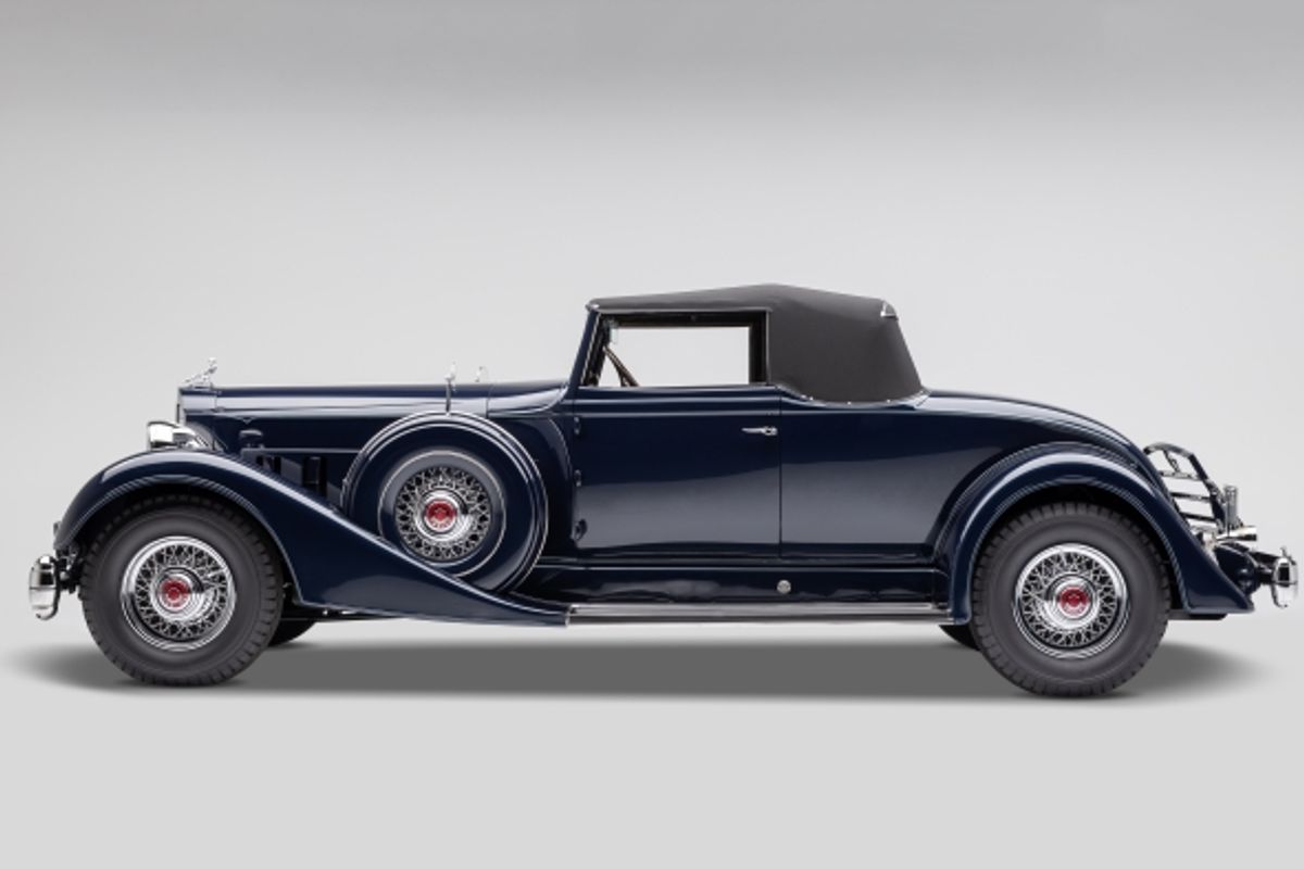 Once-in-a-lifetime display of Packards at Concours of Elegance