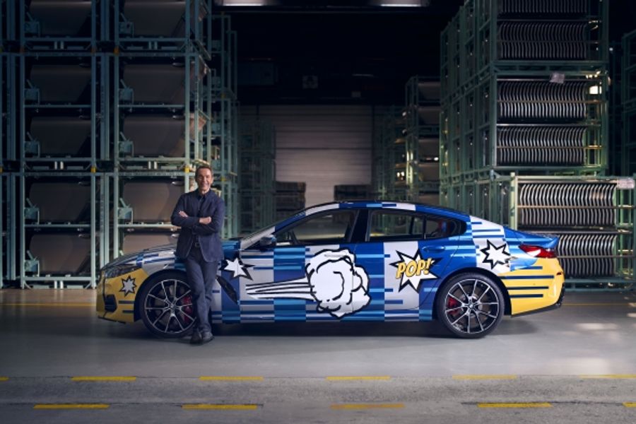 US artist Jeff Koons has created a special edition  dream car with BMW