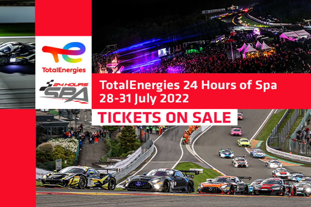 24 Hours of Spa tickets now on sale