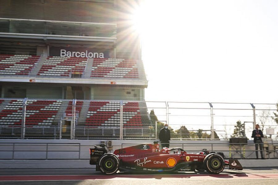 Ferrari’s Charles Leclerc sets fastest time on Day 2 in Barcelona