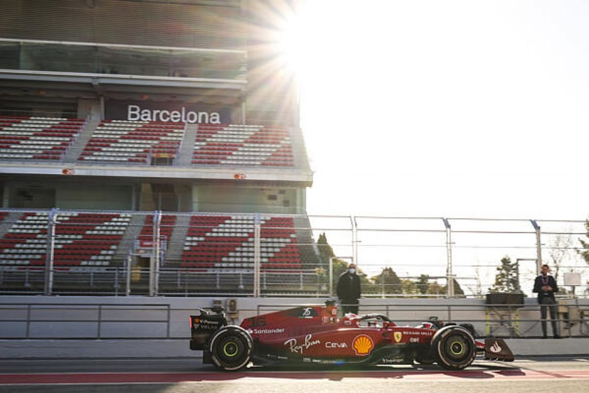Ferrari’s Charles Leclerc sets fastest time on Day 2 in Barcelona