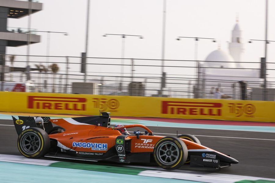 Felipe Drugovich wins Jeddah F2 Feature Race