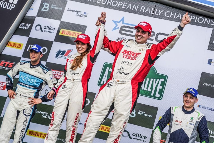 Efrén Llarena wins Azores Rallye round of the European Rally Championship