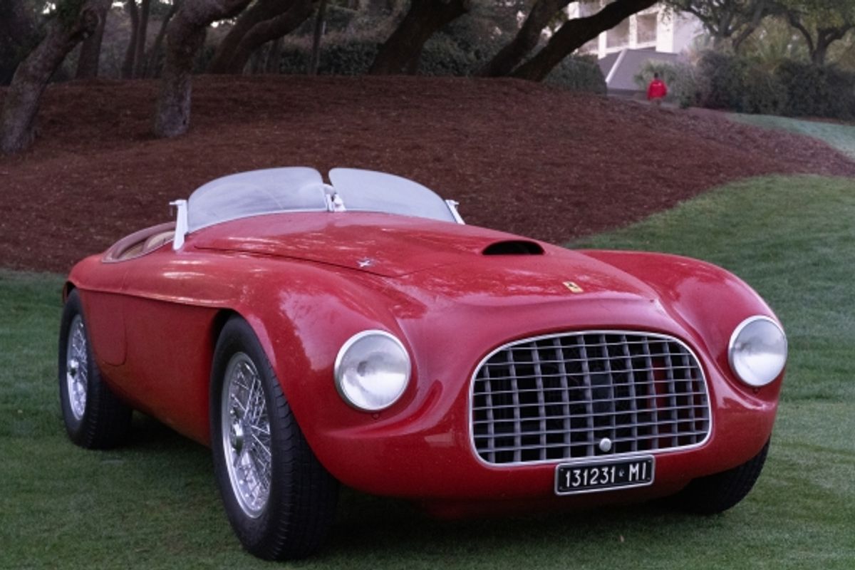 Ferrari 166 MM Awarded Spirit of 1000 Miglia Trofeo at The Amelia Concours