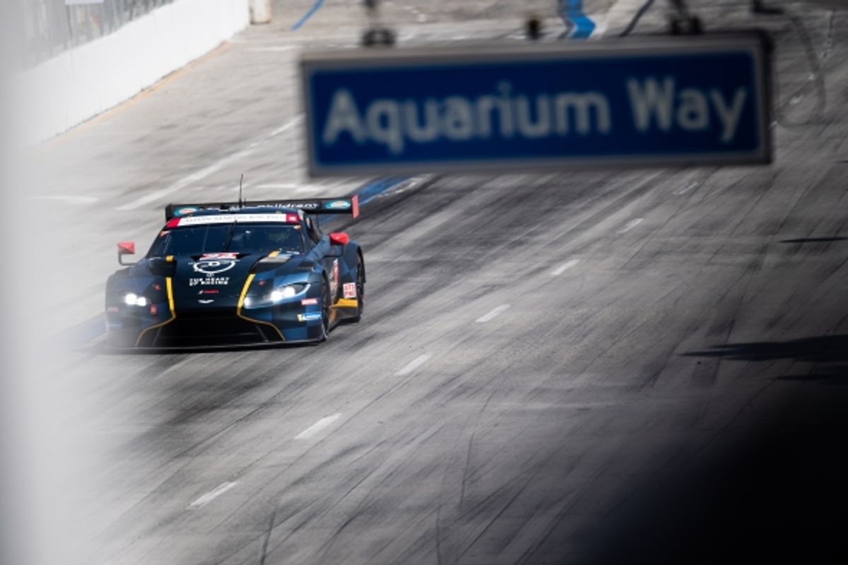 Aston Martin wins IMSA GTD PRO with the Heart of Racing at Long Beach
