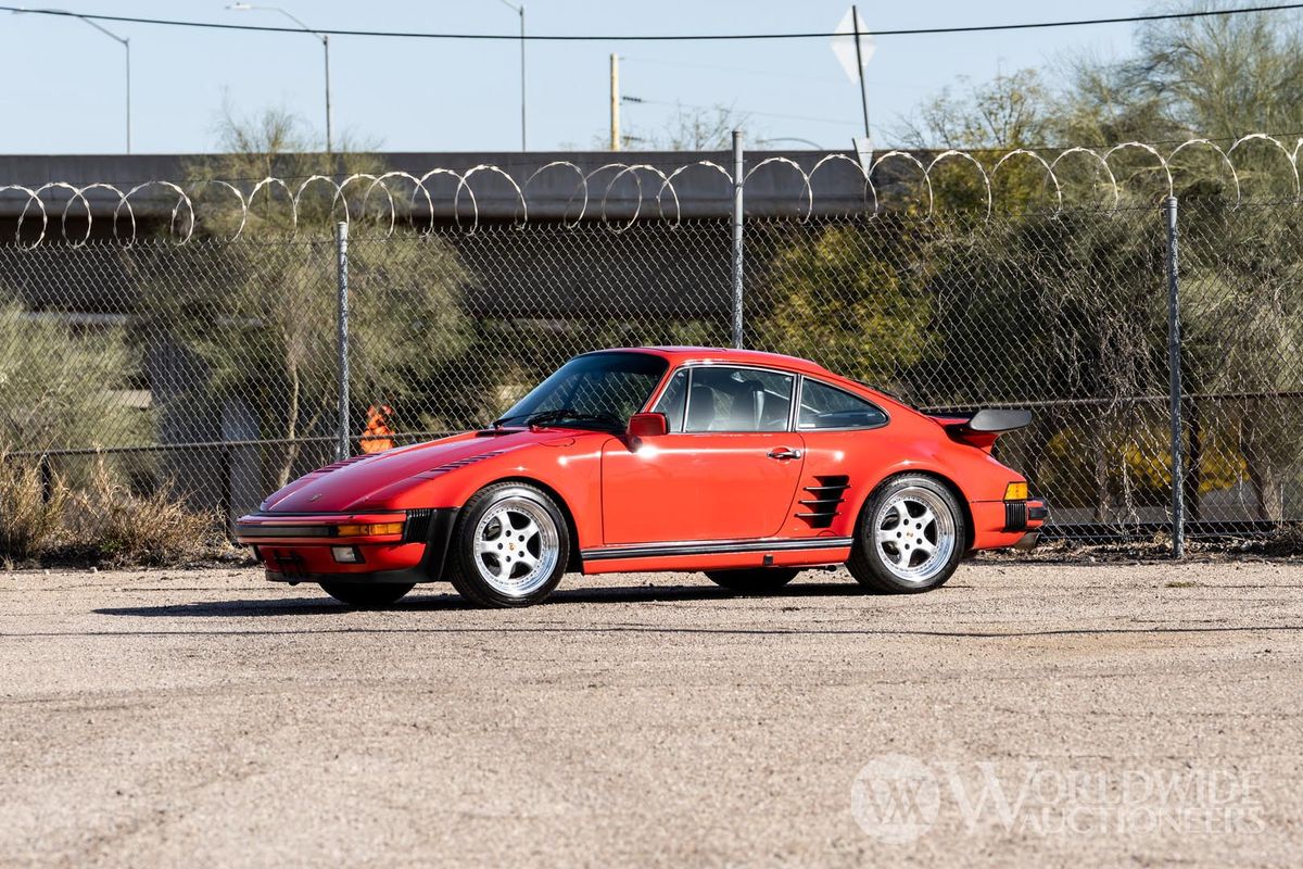 Factory Porsche 930 Turbo Slantnose Coupe at Worldwide Auctioneers