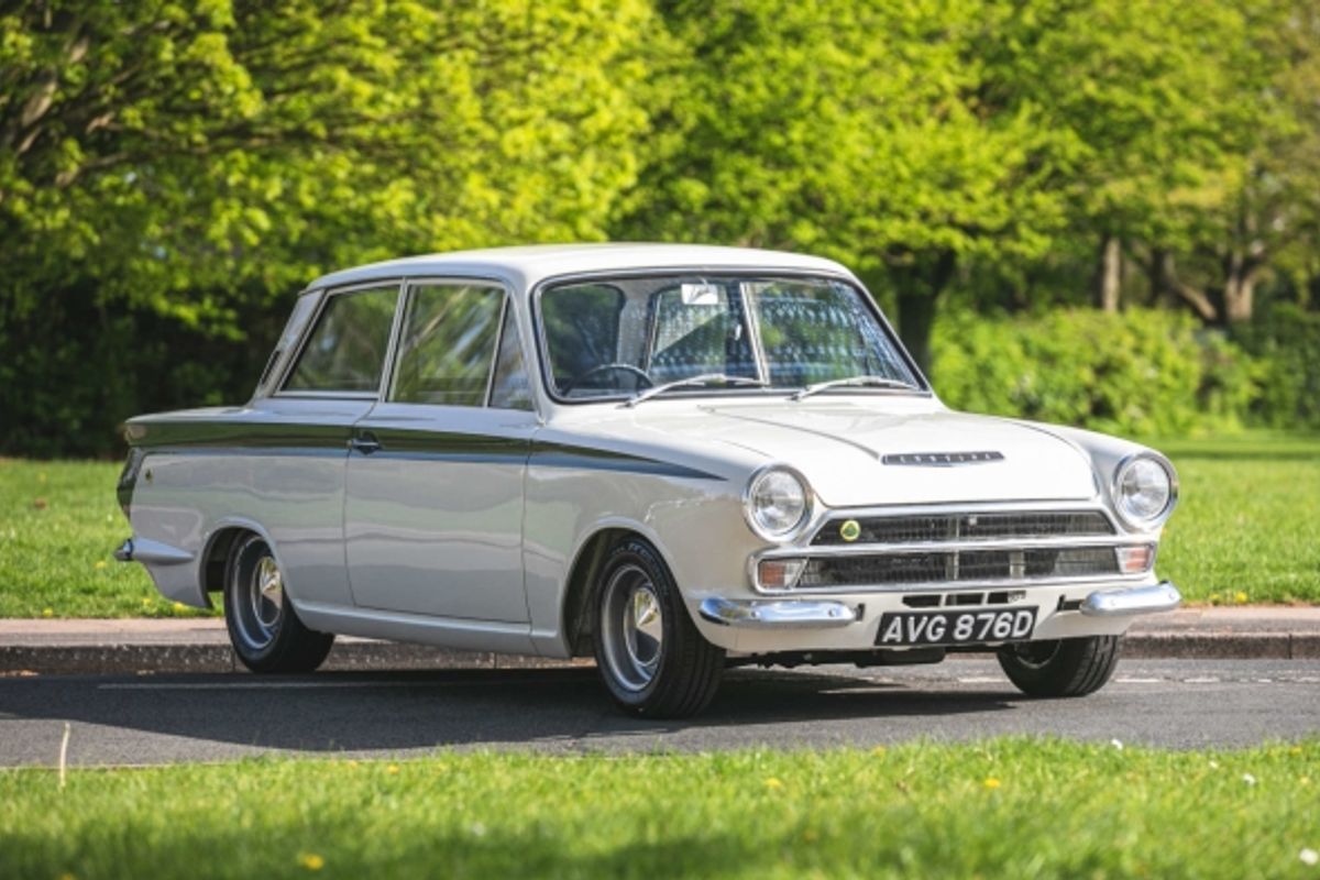 Impressive Lotus Cortina fresh from 12-month restoration @ CCA June sale