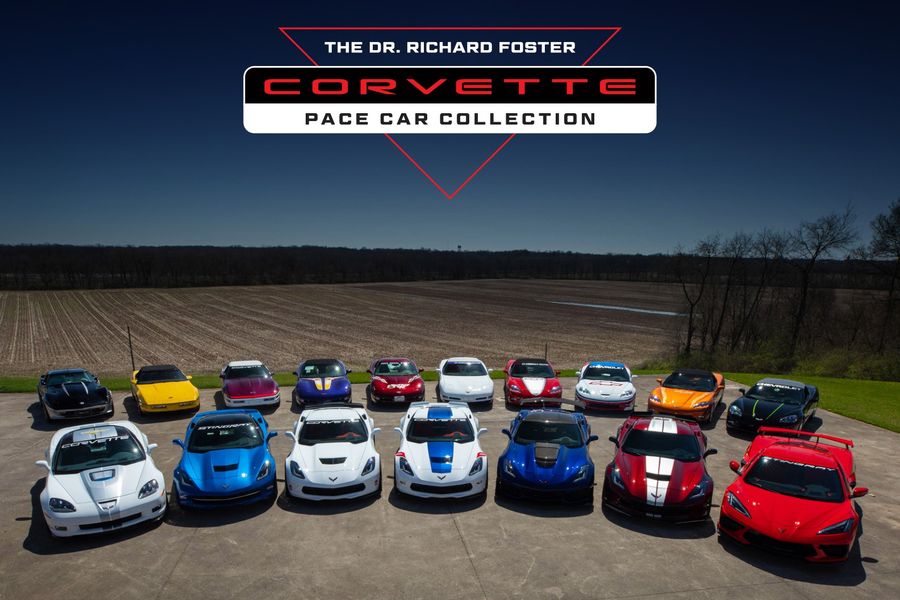 Collection of 18 Corvette Pace Cars offered as one lot at Mecum Indy