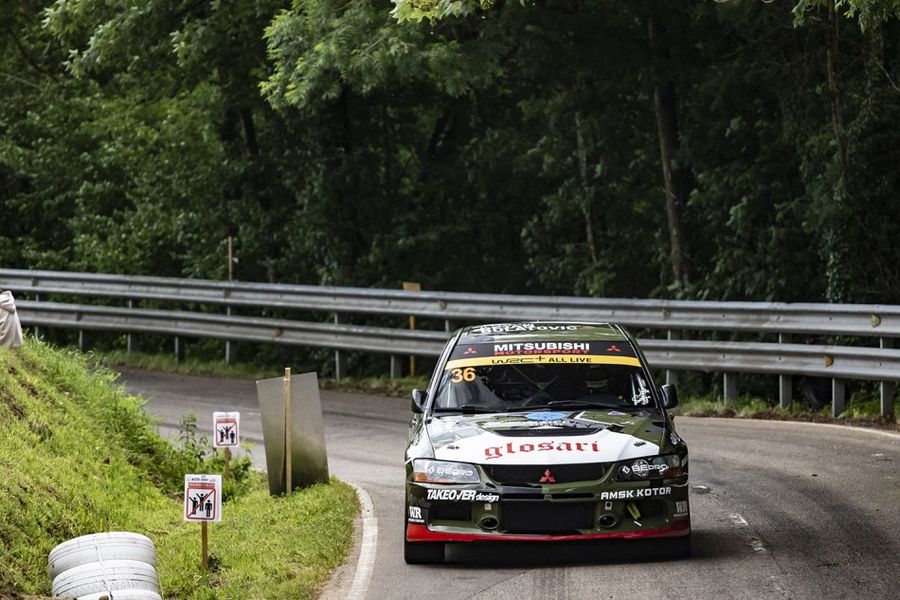 Vasilije Jaksic leads Category 1 of the European Hill Climb Championship