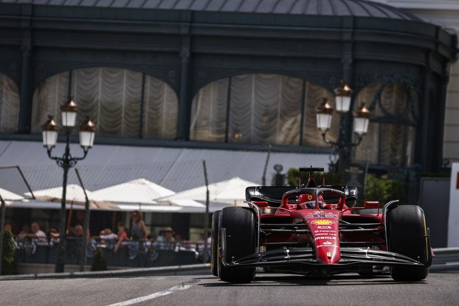  Charles Leclerc leads Ferrari 1-2 in Monaco GP FP2