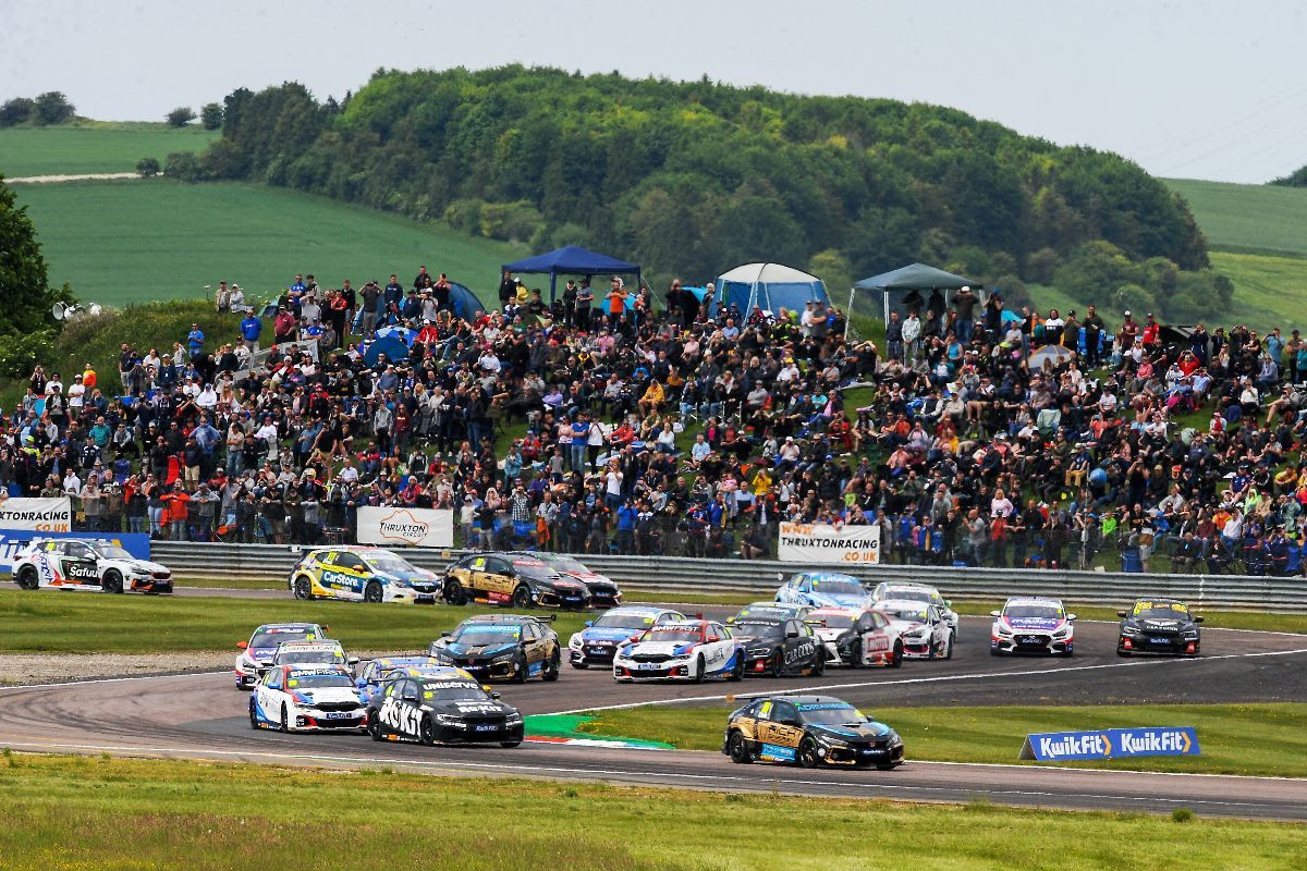 Cook and Morgan celebrate milestone BTCC moments at Thruxton