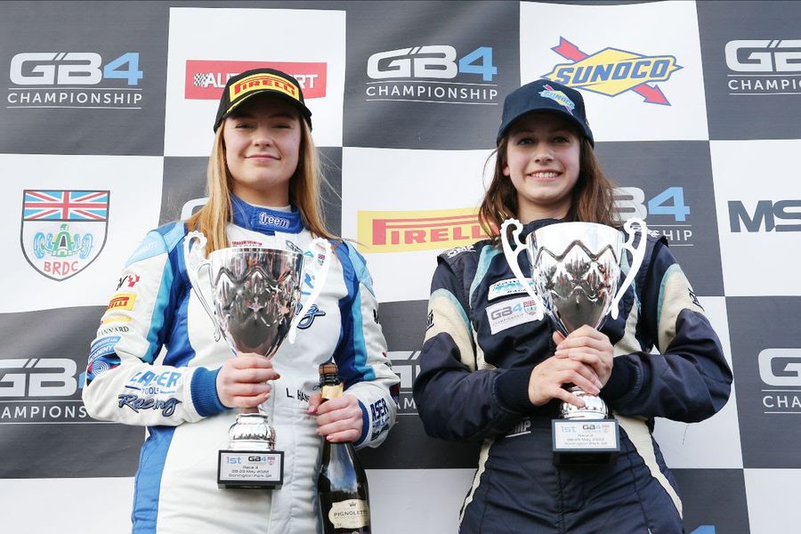 Girls dominate at Donington as Gilkes and Hannah take GB4 victories