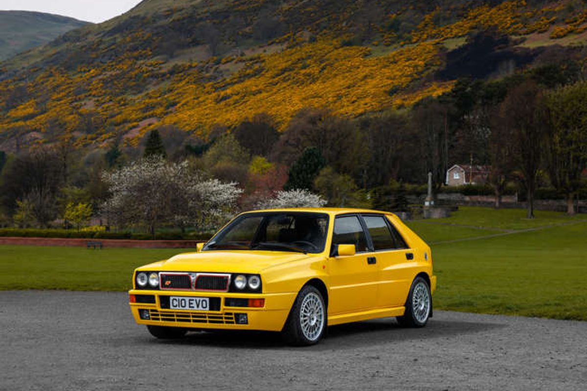 Lancia Delta Integrale Giallo Ferrari sells for £104,625 at Silverstone Auctions, results
